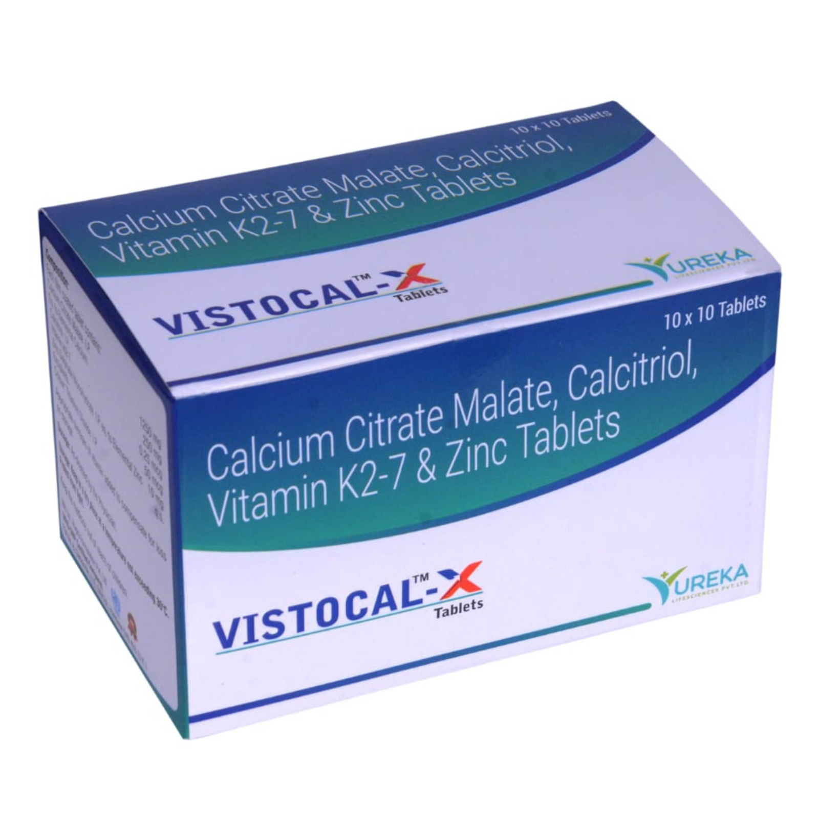 Calcium Citrate Malate, Calcitriol, K2-7 & Zinc Tablets
