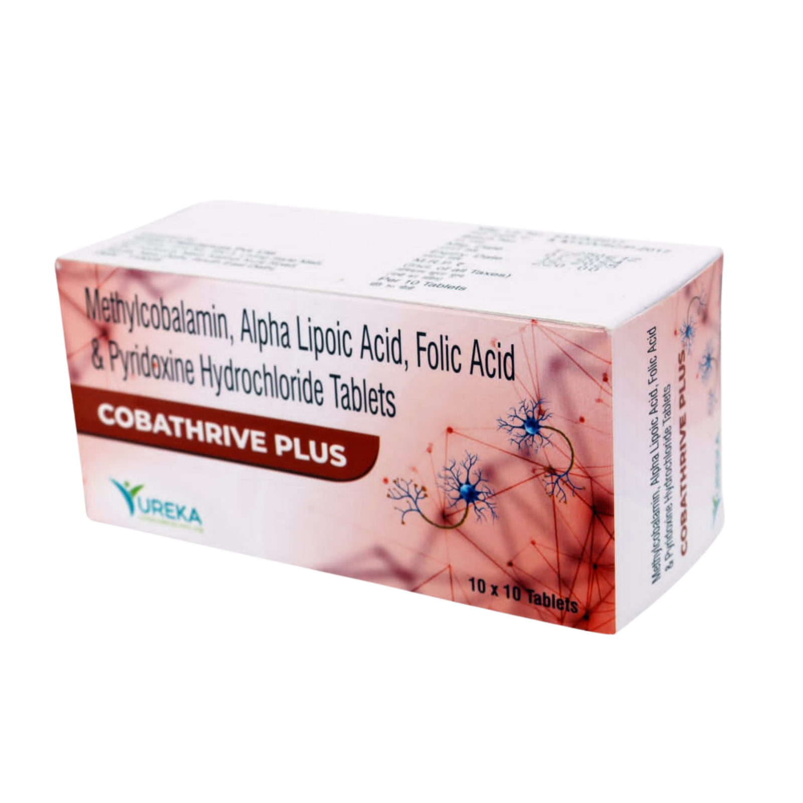 COBATHRIVE PLUS - Methylcobalamin, Alpha Lipoic Acid, Folic Acid & Pyridoxine HCl Tablets